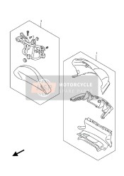 Set schienale Pillion Rider (Opzionale) (AN650)